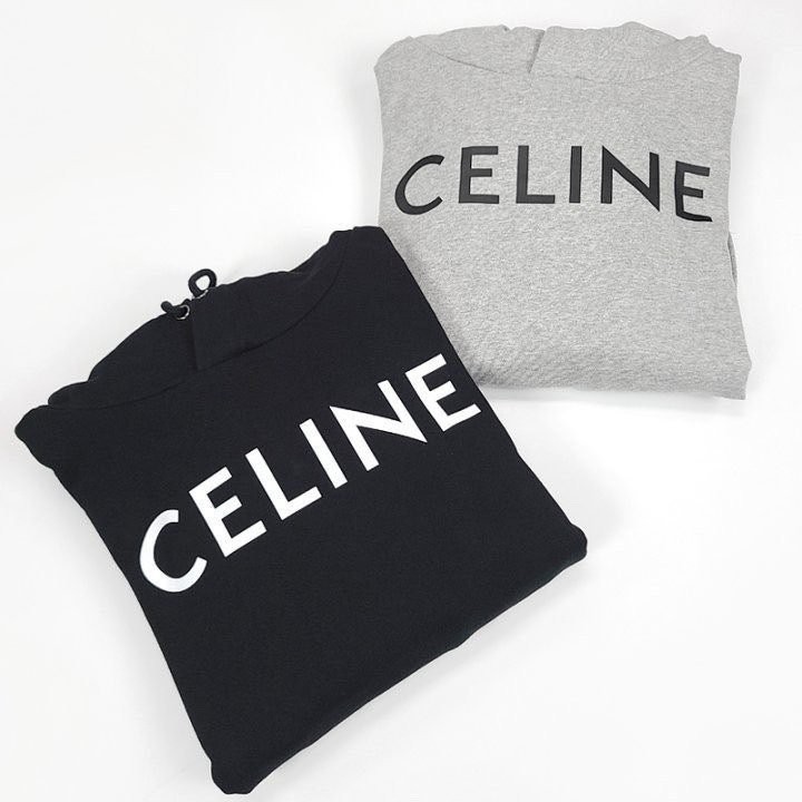 셀린느 트렉션 앞나염 컬러 블록 후드티