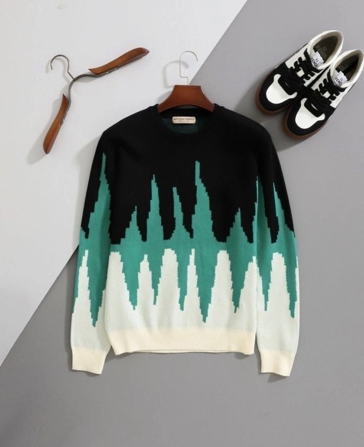 보테가베네타 루즈핏 그라딘트 울 스웨터 니트