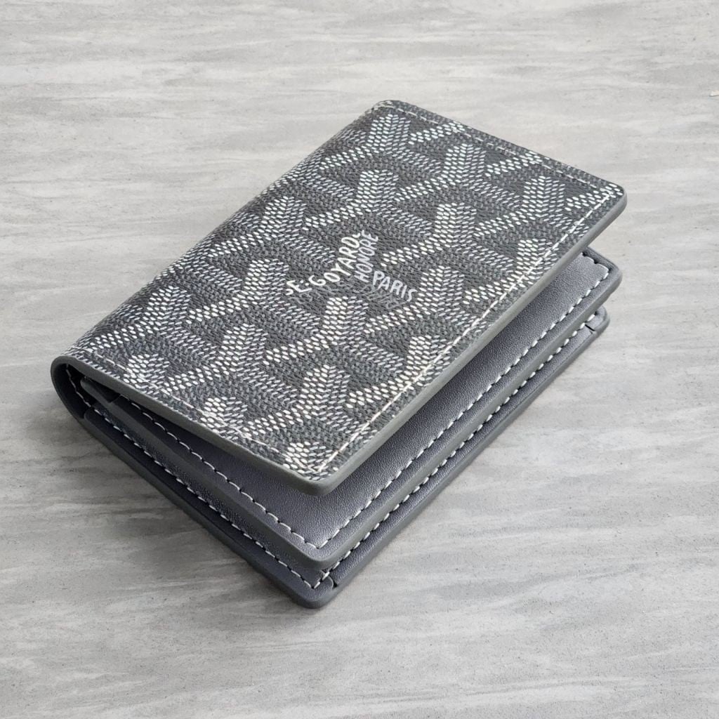 고야드 6 카드 명함 지갑 그레이