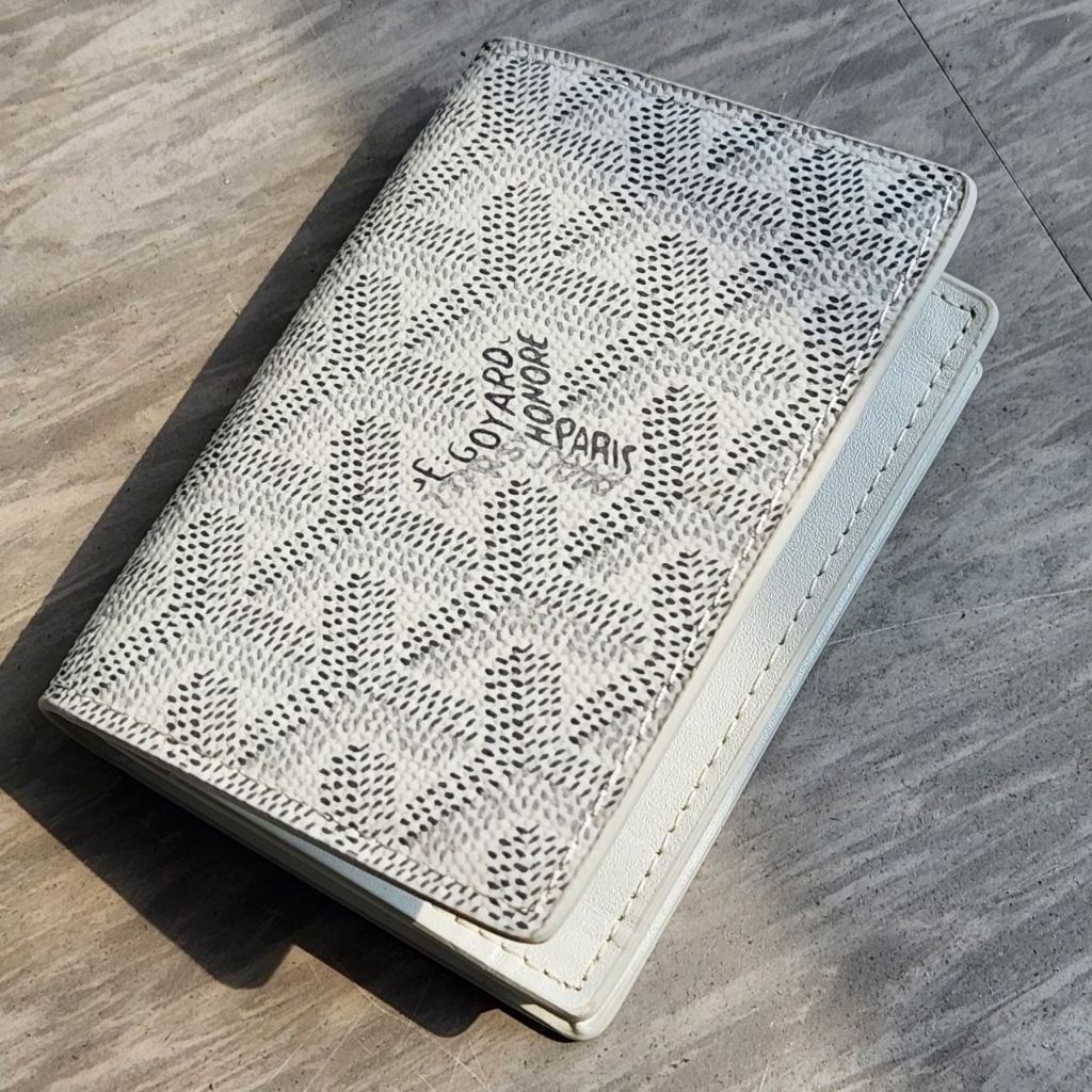 고야드 221 카드 명함 지갑 화이트