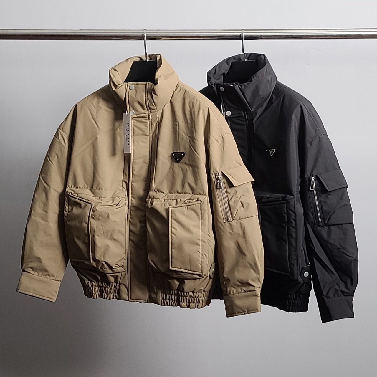 💕 프** 덕다운 로고와펜 포켓 패딩 점퍼