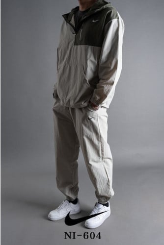 💕 나** 스우시 우븐 아노락 트레이닝 세트