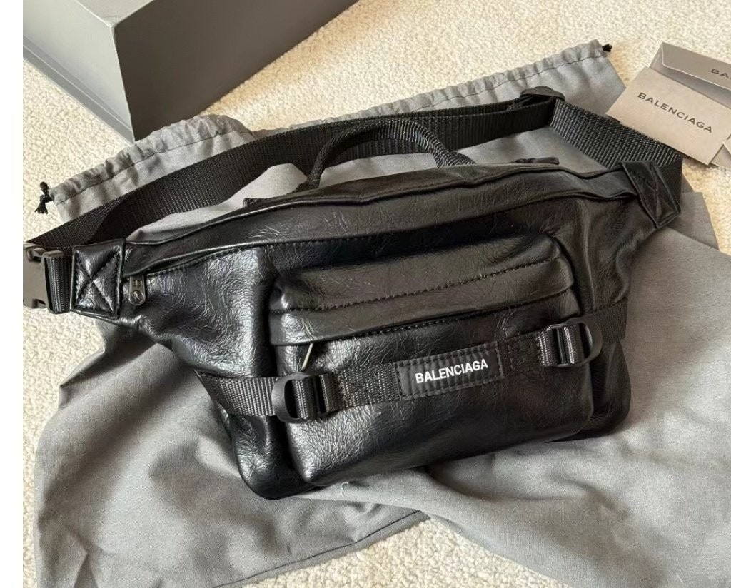 💕 아* 남성 벨트백 라지 블랙