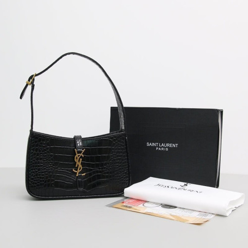 👹입생로랑 5708 크록 엠보싱 가죽 숄더백👹