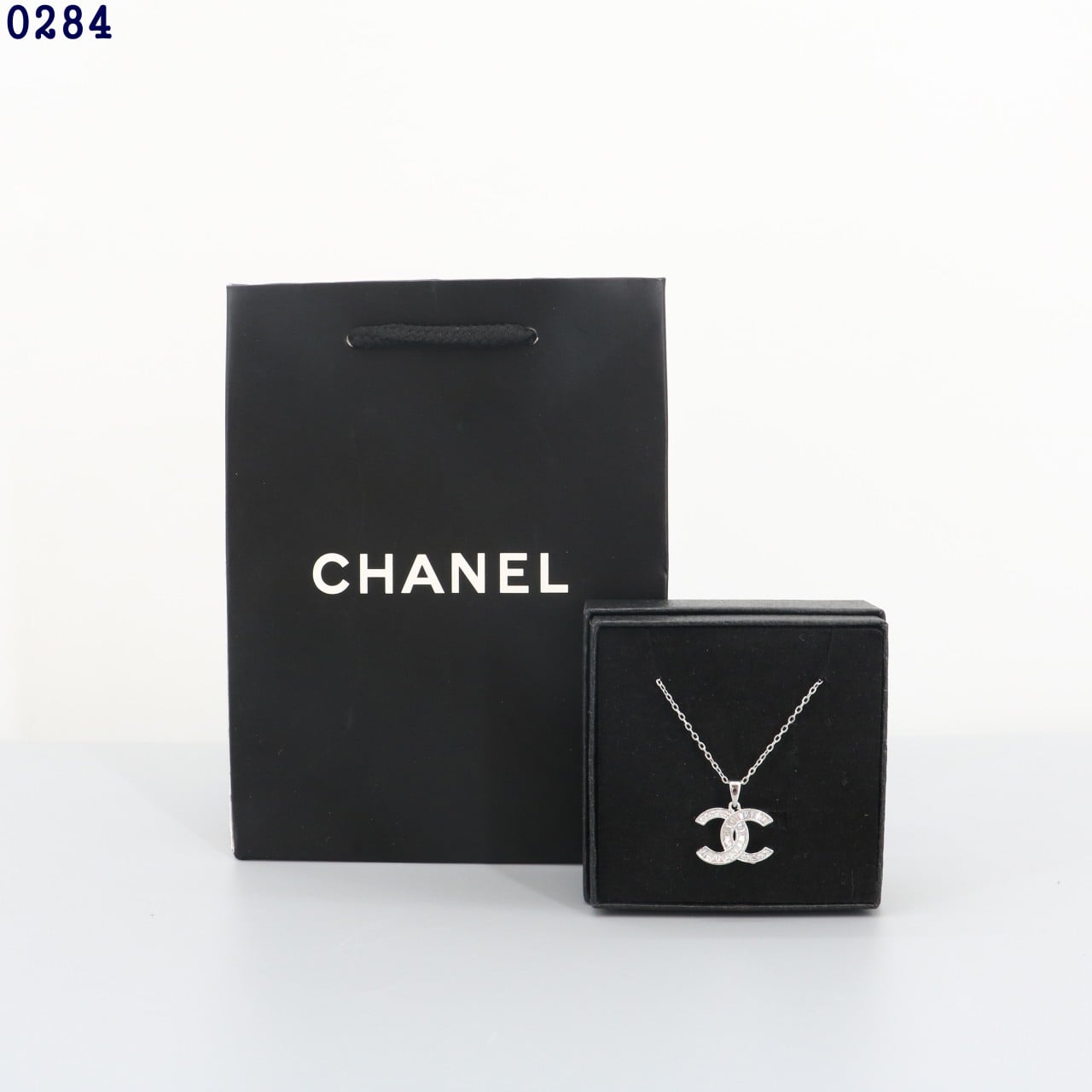 👹샤넬 CC로고 큐빅 목걸이👹