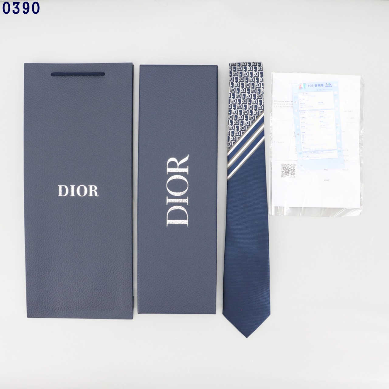 👹디올 오블리크 스트라이프 넥타이👹