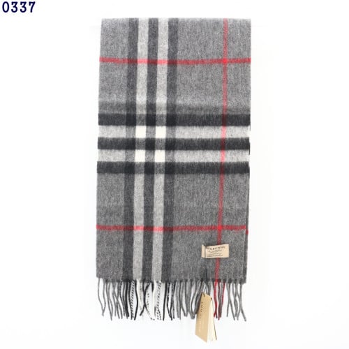 👹버버리 슬림 체크 캐시미어 머플러 차콜👹