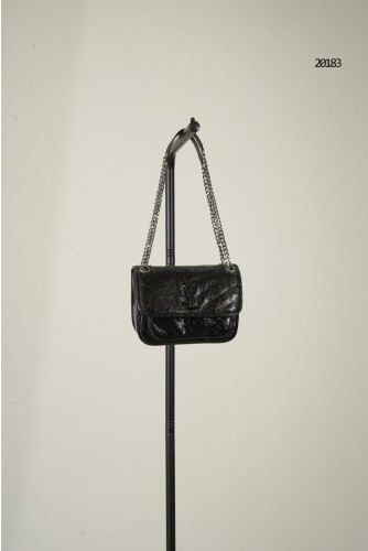 🔆 [SAINT LAURENT] 생로랑 니키 빈티지 레더 미디움 숄더백 🔆