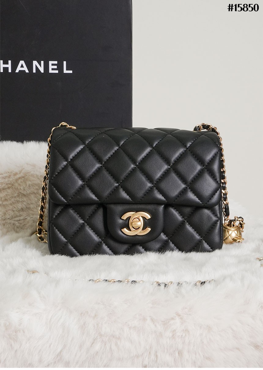 🔆 [CHANEL] 샤넬 클래식 까멜리아 골드볼 쁘띠삭 🔆