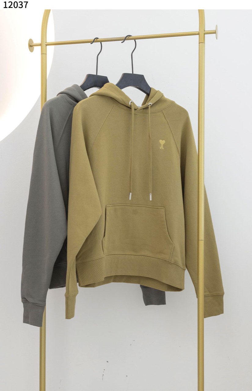 #아미 [AMI] 파리스 로고 디테일 드로스트링 후드셔츠 신상입고💢 #상의 #티셔츠 #12037