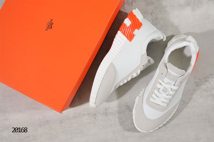 🔆 [HERMES] 에르메스 바운싱 스니커즈 레더 스웨이드 스니커즈🔆