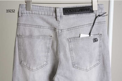 🔆 [DOLCE&GABBANA] 돌체 블랙 이니셜패치 DG로고 데님 그레이진🔆