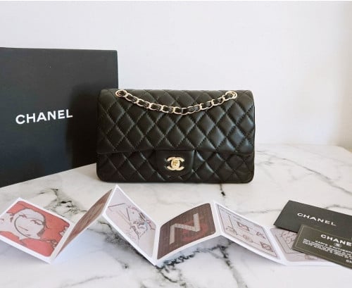 💕 샤* 고급 리뉴얼 클래식 램스킨 미듐 금장