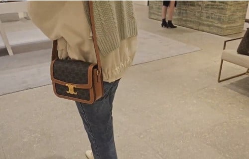 💕 셀** 고급 클래식 틴 트리옹프백