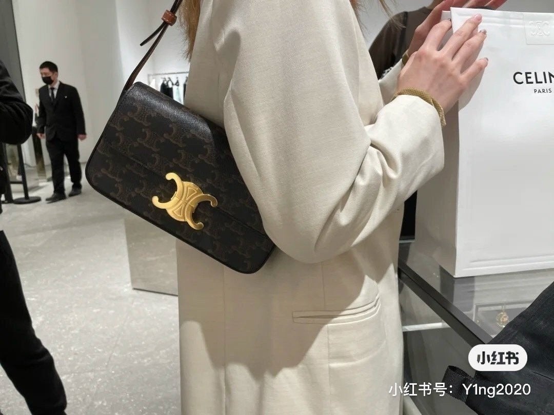 💕 셀** 고급 트리오페 샤이니 숄더백