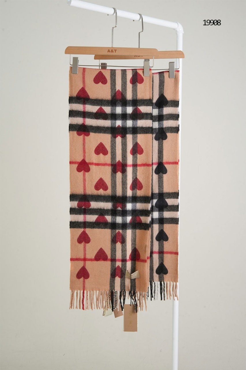 🔆 [BURBERRY] 버버리 남여공용 하트포인트 체크 머플러 🔆