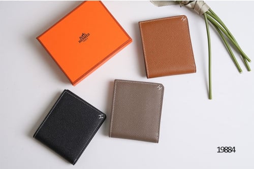 🔆 [HERMES] 에르메스 H 로고 스티치 반지갑 🔆
