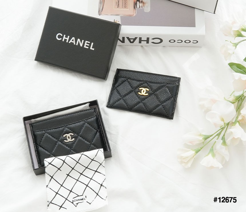 🍀 [CHANEL] 샤넬 수입 클래식 캐비어 카드 홀더 🍀