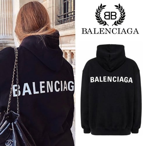 🤍➖ BA*ENCI*GA BACK NAME HOOD ➖🤍