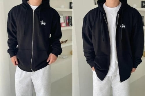 STS 베이직 투웨이 후드집업