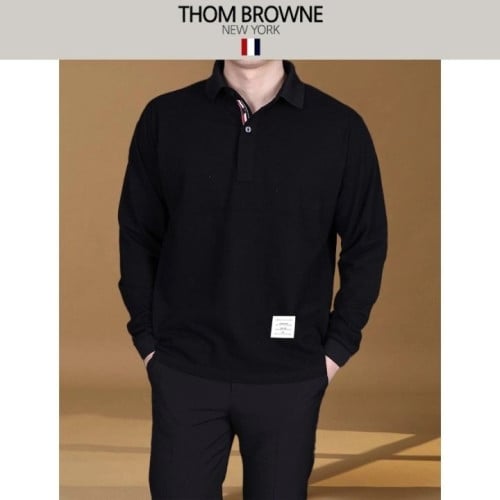 TB 테잎 카라 긴팔티셔츠