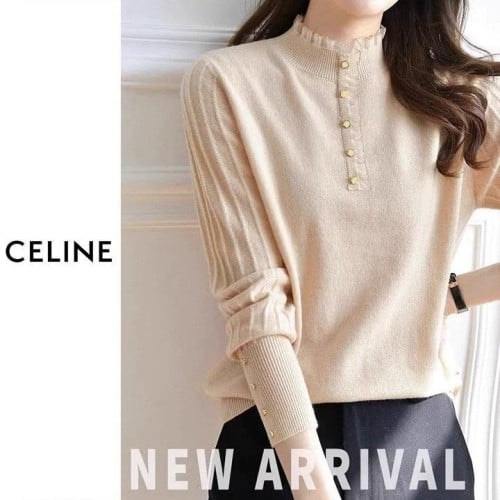 💕 셀** 크로버 버튼니트