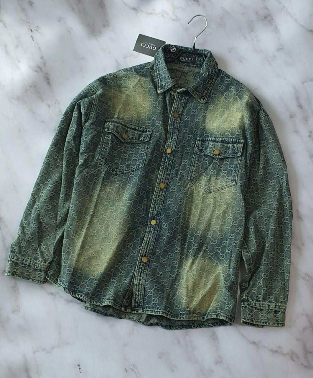 💕 구* 스몰로고 데님 자켓