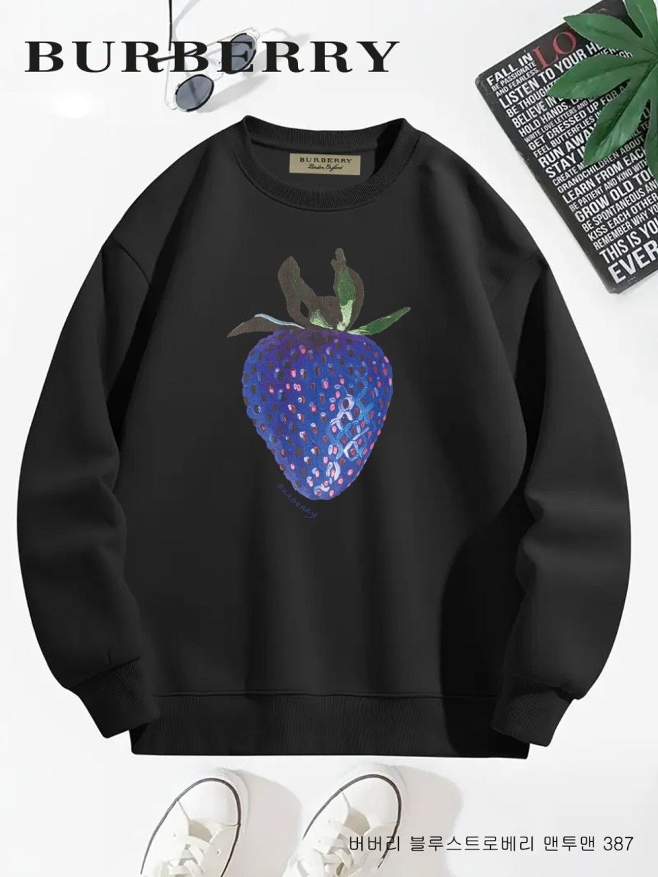 💕 버** 블루스트로베리 맨투맨 387