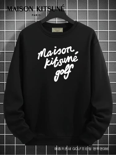 💕 메* 키츠네 GOLF 프린팅 맨투맨 386