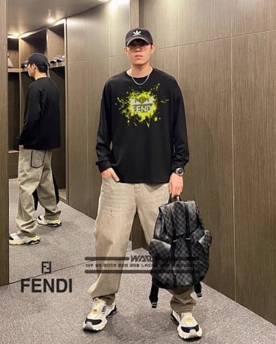 💕 펜* 물감 EYES 패턴 디자인 긴팔티셔츠 (시보리없음)