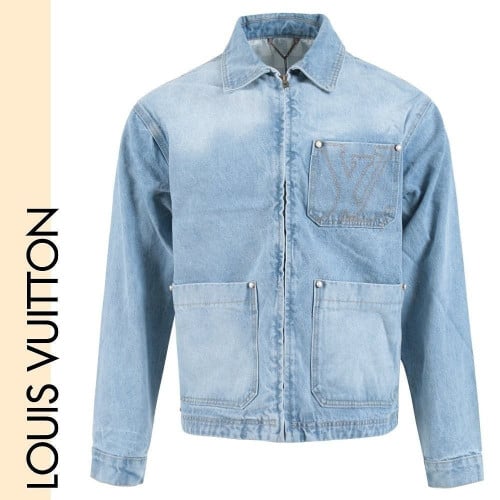 💕 루* 자수 로고 지퍼 청자켓