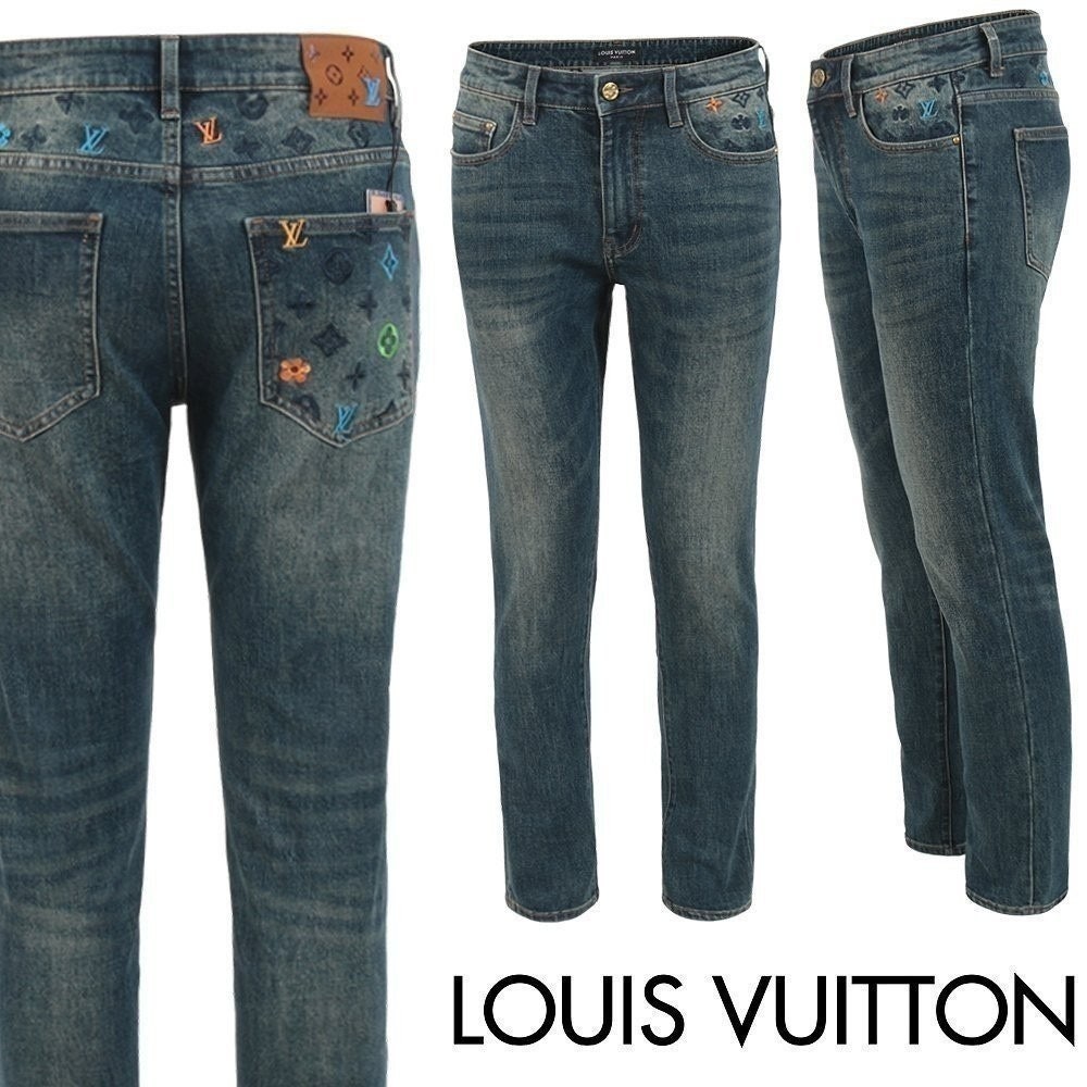 💕 루* 컬러 자수 워싱 슬림 일자진 ☆봄 신상☆