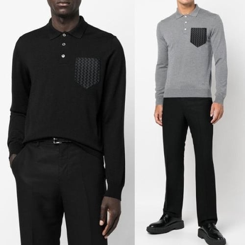 💕 보** 레더포켓 카라니트