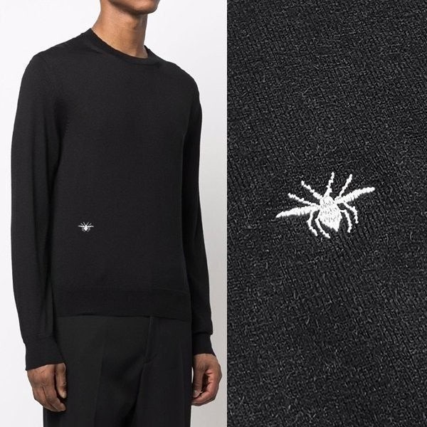 💕 디* 꿀벌자수 라운드니트