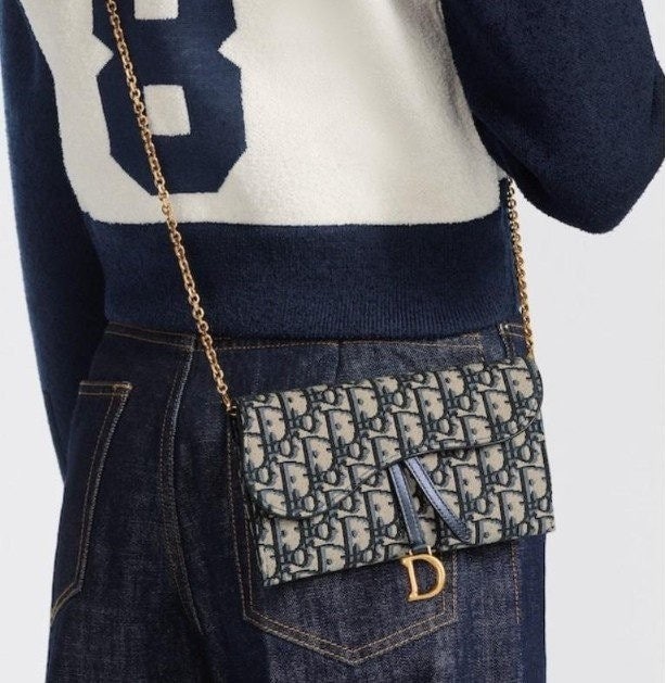 💕 디* SADDLE 체인 장지갑