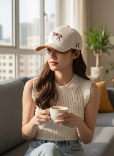 💕 에*** 로고 자수 베이스 볼캡 ✔수입