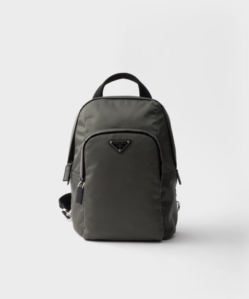 💕 프** 리나일론 및 사피아노 가죽 백팩