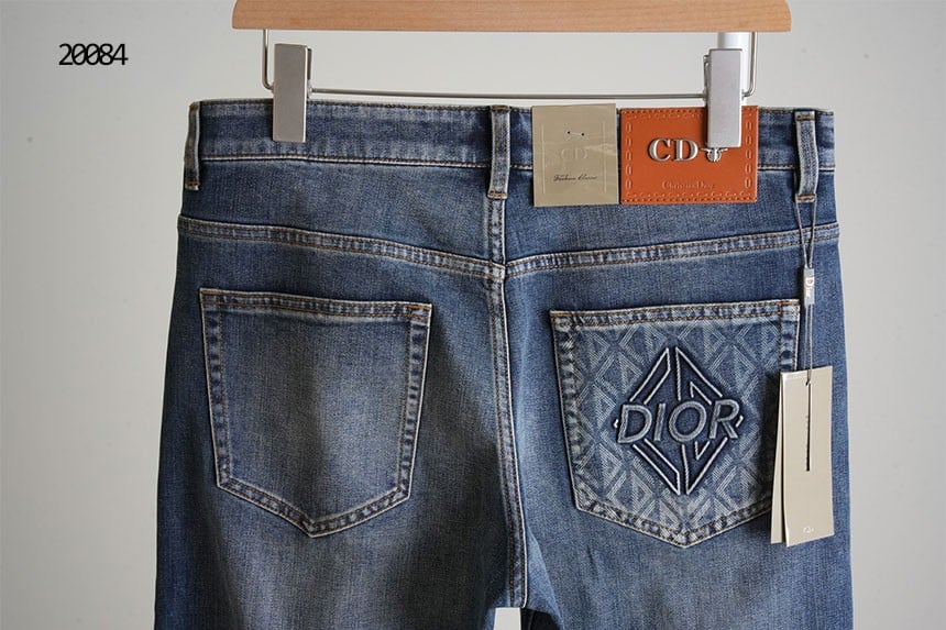 🔆 [DIOR] 크리스찬 디올 레더패치 포켓로고 데님진🔆