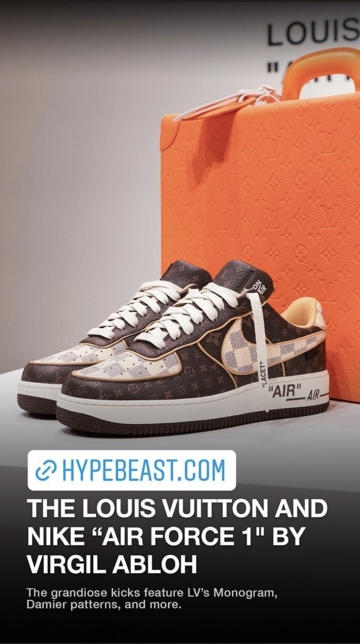 #나이키 X #루이비통 버질 모노그램 #신발