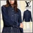 #루이비통 [ L.V ] 수입 모노그램 포켓 데님셔츠 입고💢 #여성상의 #데님자켓