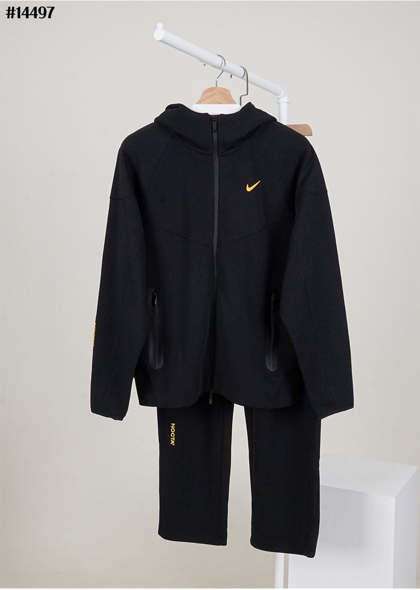 🍀 [NIKE] 나이키 X 녹타 테크 플리스 풀 집업 후드 & 테크 플리스 오픈-햄 팬츠 셋 🍀