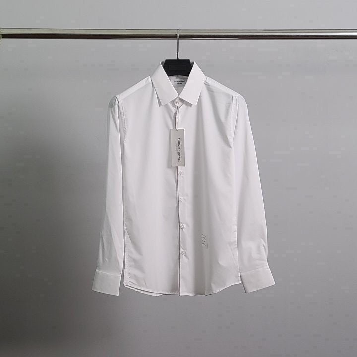 💕 톰* 슬림자수 베이직 셔츠