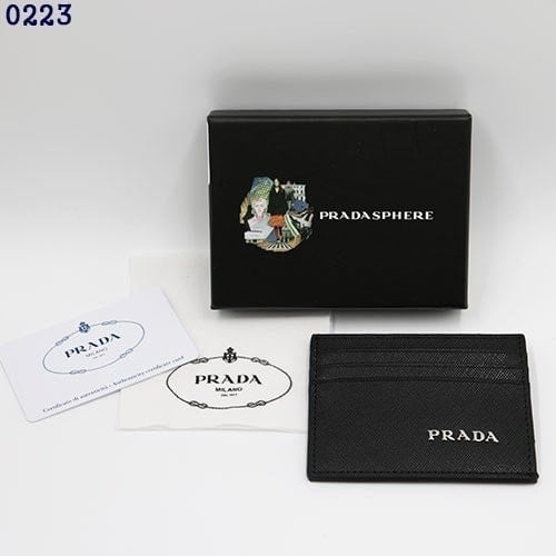 💕 프** 사피아노 실버로고 레더 카드지갑