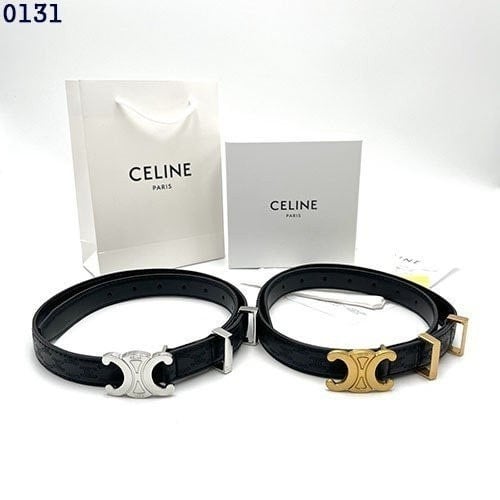 💕 셀** 트리옹프 엠보싱 가죽 여성벨트 (블랙)