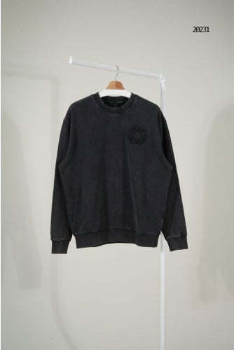 🔆 [Chrome Hearts] 크롬하츠 홀스슈 파츠패치 피그먼트 맨투맨 🔆