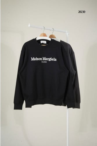 🔆 [Maison Margiela] 메종마르지엘라 자수 로고 후면 넘버링 맨투맨 🔆