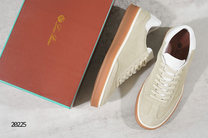 🔆 [Loro Piana] 로로피아나 테니스 워크 스웨이드 스니커즈 🔆