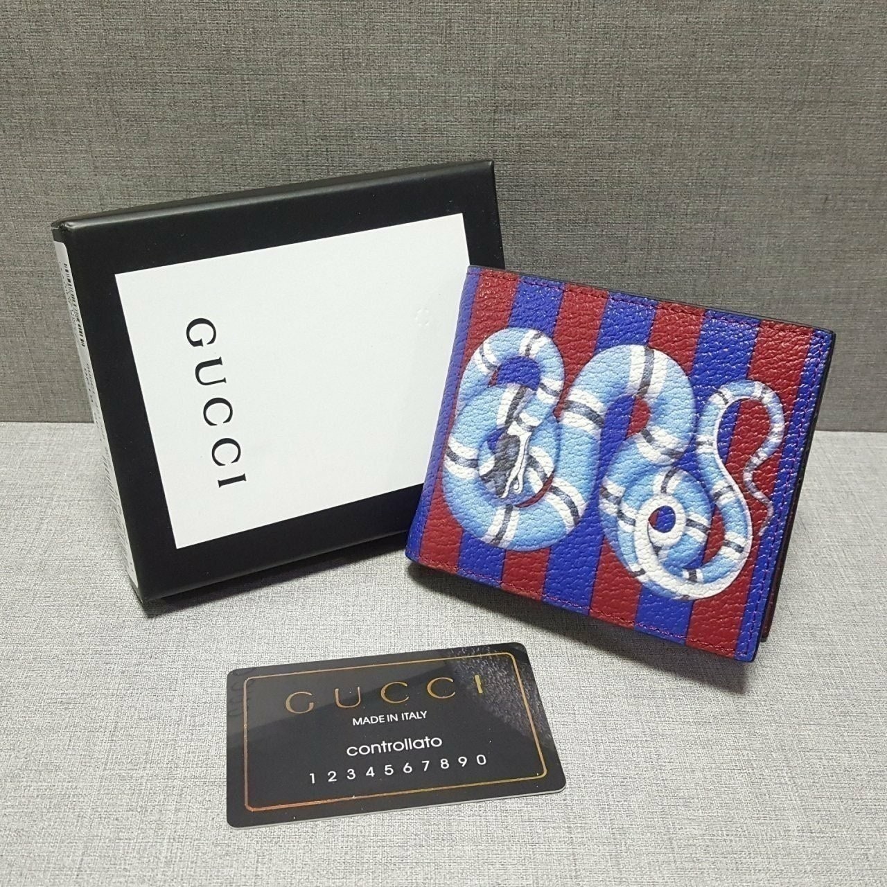 구♡ 가죽 뱀 반지갑