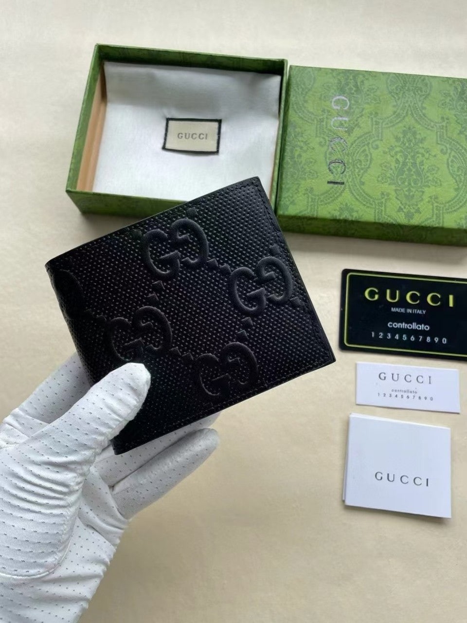 구♡ 빅로고 불박 반지갑