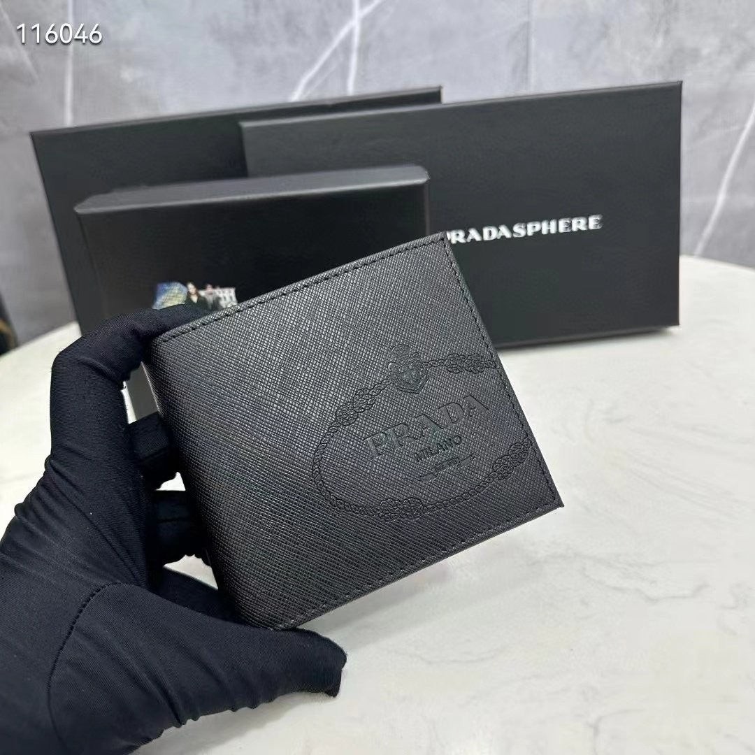 프라♡ 로고 불박 반지갑